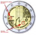 2 евро 2020 Германия, Коленопреклонение в Варшаве, двор G