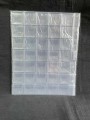 Package with 5 sheets. Sheets for coins, for 35 coins, size OPTIMA, cell 35x35 mm. SOMS