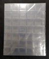 Package with 5 sheets. Sheets for coins, for 35 coins, size OPTIMA, cell 35x35 mm. SOMS