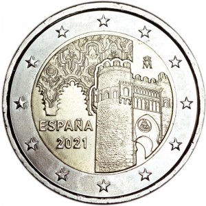 2 евро 2021 Испания, Толедо