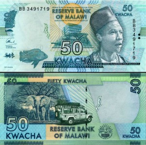 50 kwacha 2016 Malawi, banknote, XF