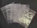 Упаковка из 5 листов. Лист для монет в холдерах, на 12 монет, размер OPTIMA, СОМС