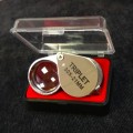 Увеличительное стекло, лупа, TRIPLET 30X - 21MM, серебристый цвет