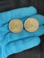 Набор 2 евро 2021 Люксембург, 40-летие бракосочетания Великого Герцога, 2 монеты