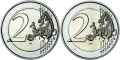 2 euro set 2021 Luxembourg, 40th anniversary of the marriage of the Grand Duke, 2 coins