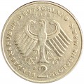 2 марки 1979 Германия, Конрад Аденауэр, D