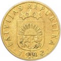 10 Centimes 1992 Lettland, aus dem Verkehr