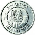 1 crown 1994 Iceland Сod