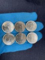 Набор 5 форинтов 2021 Венгрия, 75 лет форинту (6 монет)