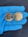 Coin Set 1 Lira 2015 Turkei, Mufflon und Varane, 2-Münze