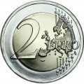 2 евро 2021 Литва, Дзукия (цветная)