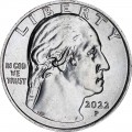 25 cents Quarter Dollar 2022 USA, American Women, Maya Angelou, mint mark P