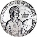 25 центов 2022 США, Американские женщины, номер 2, Салли Райд, двор Р