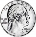25 центов 2022 США, Американские женщины, номер 2, Салли Райд, двор D