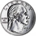 25 cents Quarter Dollar 2022 USA, American Women, Nina Otero-Warren, mint mark D