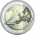2 Euro 2021 Latvia, Recognition of the republic (colorized)