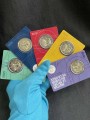 Набор 2 евро 2021 Франция, Летние Олимпийские игры 2024 года в Париже, 5 монет в блистерах