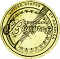 1 dollar 2022 USA, American Innovation, Kentucky, bluegrass music, D