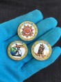 Set 10 rubles 2015 SPMD 70 Years Of The Victory, 3 coins (colorized)