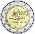 2 euro 2022 Portugal, 100. Jahrestag des ersten südatlantischen Luftübergangs