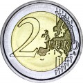 2 euro 2022 Italy, 170th anniversary of the founding of the Italian National Police
