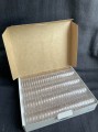 Box of 100 pcs of 22.5 mm capsules, capsules for coins