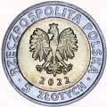 5 zloty 2022 Polen, Schloss Mosnenski