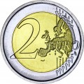 2 euro 2022 Italy, 35th anniversary of the Erasmus program