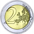 2 евро 2022 Латвия, 35-летие программы Эразмус Erasmus