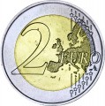 2 euro 2022 Portugal, 35th anniversary of the Erasmus program
