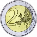 2 евро 2022 Люксембург, 35-летие программы Эразмус Erasmus