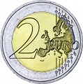 2 евро 2022 Люксембург, 50-летие флага Люксембурга