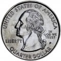 25 центов 1999 США Пенсильвания (Pennsylvania) двор P