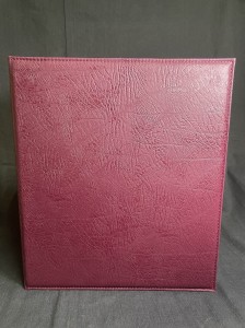 Album Standard without sheets, size GRANDE, SOAMES, artificial leather (burgundy)