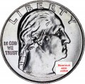 25 cents Quarter Dollar 2022 USA, American Women, Nina Otero-Warren (colorized)