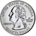 25 центов 2002 США Миссисипи (Mississippi) двор D