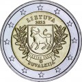 2 евро 2022 Литва, регион Сувалкия