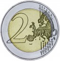 2 euro 2023 Deutschland Hamburg, Elbphilharmoniehof, minze F