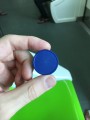 U-Bahn Token, Kuala Lumpur, Malaysia, blauer Kunststoff