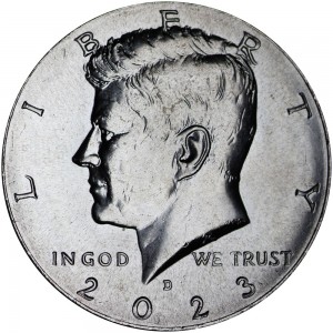 50 cent Half Dollar 2023 USA Kennedy Minze D