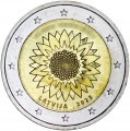 2 euro 2023 Lettland, Sonnenblume