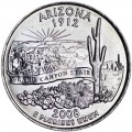 25 центов 2008 США Аризона (Arizona) двор P