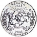 25 центов 2006 США Невада (Nevada) двор P