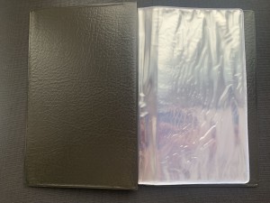 Abwertung - Album für Banknoten, 16 Blatt, Zelle 177x85 mm (schwarz) 