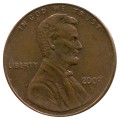 1 cent 2003 USA Lincoln, minze D, aus dem Verkehr