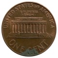 1 cent 2007 USA Lincoln, minze D, aus dem Verkehr