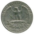 25 cents Washington quarter 1971 USA mint D, from circulation