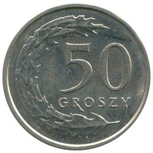50 groszy 2017-2019 Poland, from circulation