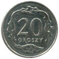 20 грошей 2017-2019 Польша, из обращения