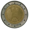 2 евро 2002-2006 Германия, регулярный чекан, из обращения